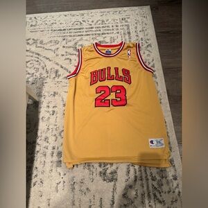 Champion gold Jordan jersey